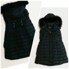 現行✨️マックスマーラ ラクーンファー バックリボン ダウンコート