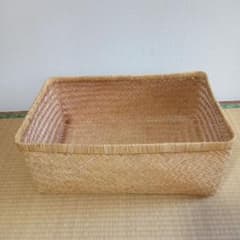 鳥越すず竹竹細工行李かご(蓋無し59.5) - メルカリ