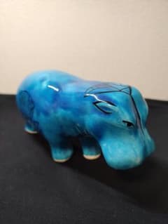 最終値引き】エジプト 青カバ 再生の守神 青いカバ ルリカ ヒッポ