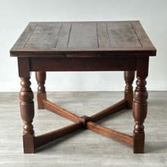 最終値下げ】イギリス アンティーク家具 ドローリーフテーブル 拡張
