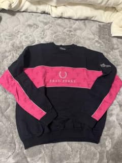 Fred Perry Thames スウェット M ネイビー/ピンク - メルカリ