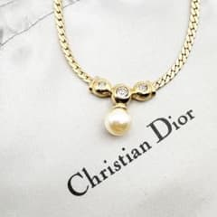 3056 極美品✨ Dior ネックレス CD ロゴ 希少 刻印 cm - メルカリ