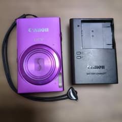 Canon IXY430F パープル デジタルカメラ 本体と充電器 - メルカリ
