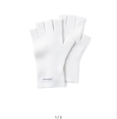 cash&barba キャッシュベイビー オープンフィンガーグローブ ホワイト