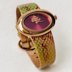 稼働品 ヴィヴィアンウエストウッド 腕時計 オーバル スネーク VV014