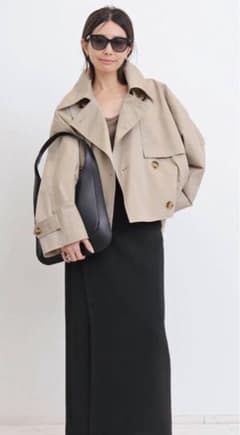 ☆美品 MINITZ アパルトモン別注2024SSショートトレンチコート - メルカリ