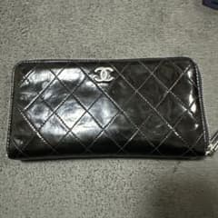 CHANEL ブラック キルティング 長財布 ノベルティ - メルカリ