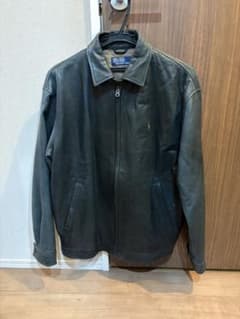 希少カラー 90s ポロラルフローレン レザージャケット M ホースロゴ