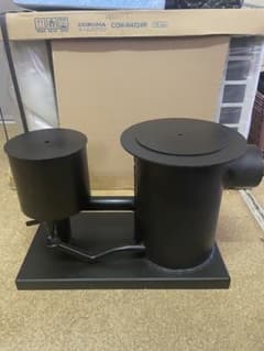 廃油ストーブ 耐熱塗装 高品質 送風機付き - メルカリ