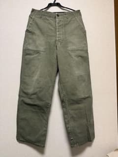 白*猫様 40s50s M-47 H.B.T ビンテージ ベイカーパンツ サイド - メルカリ