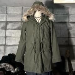 平成 グランジ モッズコート リアルファー ギミック ミリタリー Y2K