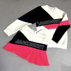 美品】ジャックバニー セットアップ レディース ゴルフウェア ネオン