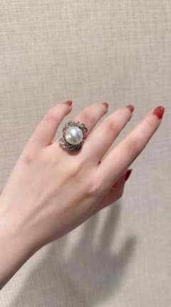 ✨超大玉15-16mm 南洋白蝶真珠 バロックパール 羽根デザイン 豪華