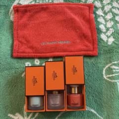 LE MAINS HERMES ネイルカラー 3本 ポーチ セット - メルカリ