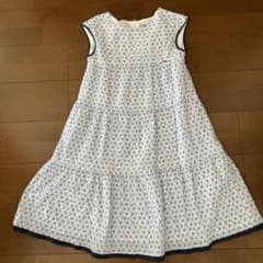 ANNA SUI 花柄ノースリーブワンピース - メルカリ