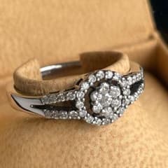 SV925 0.30刻印 フラワーデザイン シルバーリング 13号 - メルカリ