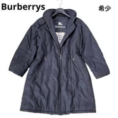 希少✨バーバリー モッズコート Bロゴ B金具 ノバチェック フード収納