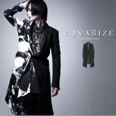 civarize v系 ジャケット ロック ガゼ ツートン ハーフ ギター - メルカリ
