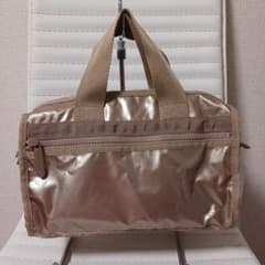 1743 レスポートサック ひとりっぷ ボストンバッグ ゴールド タグ付未