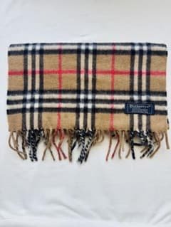 美品✨BURBERRY マフラー カシミヤ100% - メルカリ