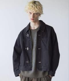 HARE ファイヤーマンバックルデニムブルゾン アダストリア RAGE BLUE