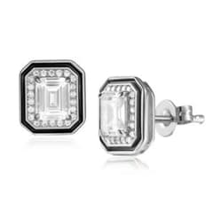 在庫ラス1エメラルドカット リズレ スタッドピアス SV925 - メルカリ