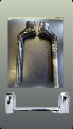 ホンダ純正CBX400F 純正ハンドル 41パイ→35パイ変換キット付き - メルカリ