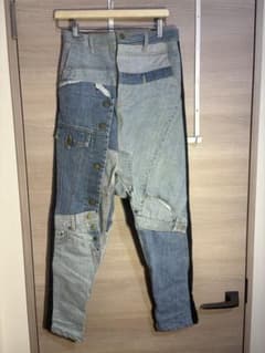 NOZOMI ISHIGURO ノゾミイシグロ デニムパッチワークサルエル - メルカリ