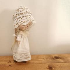 ブライス用アウトフィット アンティークレースボネのセット - メルカリ