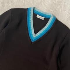 ドリスヴァンノッテン Vネックウールニット S ブラウン 美品 ベルギー