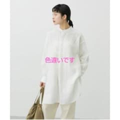 かぐれ リネンチュニックシャツ ピンク - メルカリ