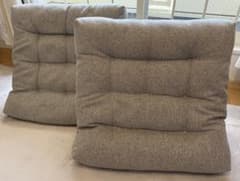 状態良☆】カインズ 2点セット 座布団にもなる背もたれイス F-Lepoco