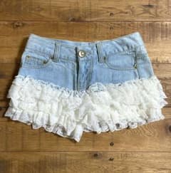 MARS sugar gloss フリルデニムショートパンツ y2k 平成 初期 - メルカリ