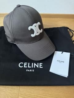 CELINE ベースボールキャップ 完売色 ダークトープ - メルカリ
