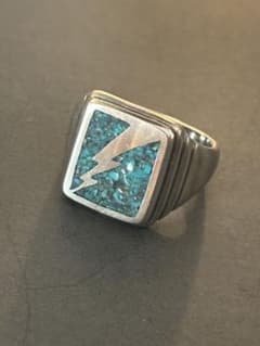 希少】一点物 ゴローズ ターコイズ サンダーリング 15号 オールド OLD