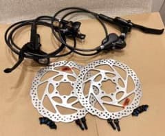 シマノMT200油圧ディスクブレーキ+RT56ローター160mm2枚セット - メルカリ