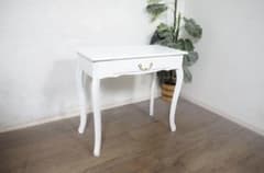 kokoro様専用 猫脚デスク 引き出し 金取っ手 ホワイト - メルカリ