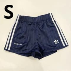 adidas sporty&rich ショーツ ショートパンツ ネイビー S - メルカリ