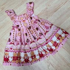 ジンジャーマンクッキープリント ジャンスカ - メルカリ