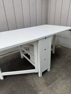 IKEA NORDEN イケア ノールデン ゲートレッグ 折り畳みテーブル 白
