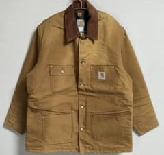 C01 BRN ミシガンチョアコート carhartt 42 ダックジャケット - メルカリ