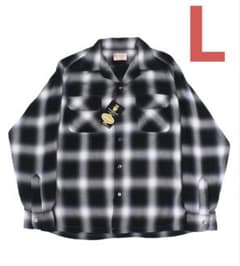 FOREMOST SHADOW PLAID RAYON SHIRT L - メルカリ