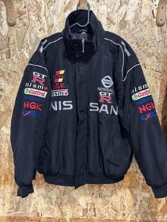 希少90s Nissan レーシングジャケット サイズL 中綿 - メルカリ