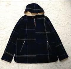 パラスパレス☆Pal'ls Palace チェック柄 フーディブルゾン 紺 3