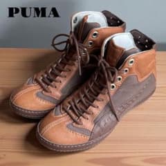 PUMA 2005 テイヤス レトロ ハイカットスニーカー 本革 24.5 希少