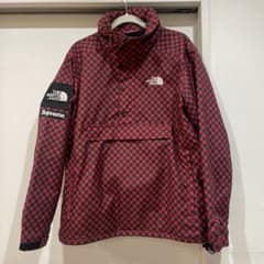 シュプリーム ✕ ノースフェイス チェッカーナイロンプルオーバー