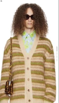 XmasイブSALE！マルニ モヘアカーディガン 46 渡辺直美着用 - メルカリ