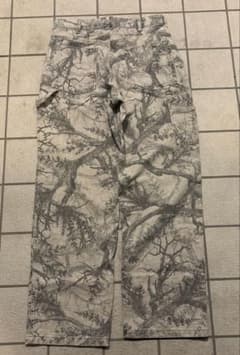 ZARA リアルツリー カモフラージュ カーペンターパンツ バギーデニム