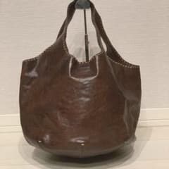 希少✨genten ゲンテン ユーフラテス 工具ロゴ レザー ブラウン - メルカリ