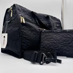 新品♡レスポートサック パフィーブロッサムズ ブラック ポーチ付き